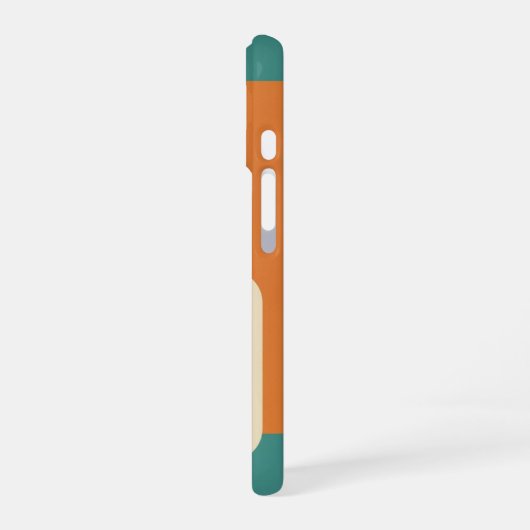 Minimalist Geometric Moka Maker iPhone 16ケース (左側面)