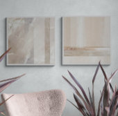 Minimalist Geometric Neutral Abstract Print