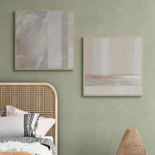 Minimalist Geometric Neutral Abstract Print