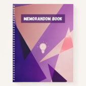 Minimalist geometric notebook ノートブック (正面)