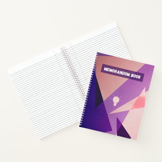 Minimalist geometric notebook ノートブック (内部)