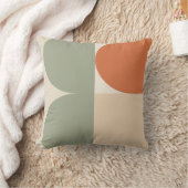 Minimalist Geometric Pillow – Overlapping Circles クッション (ブランケット)