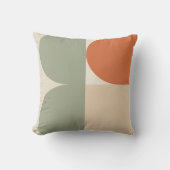 Minimalist Geometric Pillow – Overlapping Circles クッション (正面)