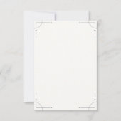 Minimalist Geometric RSVP Card (正面)