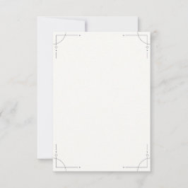 Minimalist Geometric RSVP Card