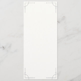 Minimalist Geometric Wedding Program プログラム