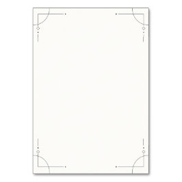 Minimalist Geometric Wedding Table Number テーブルナンバー