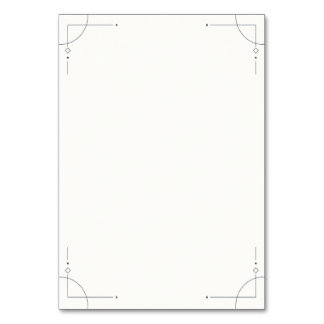 Minimalist Geometric Wedding Table Number テーブルナンバー