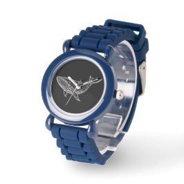 Minimalist Geometric Whale eWatch Watch 腕時計