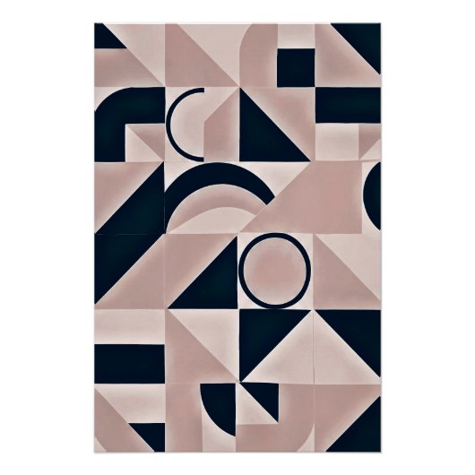 Minimalist Geometry ポスター (正面)