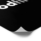 Minimalist God First Simple Christian ポスター (角)