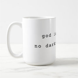 Minimalist God is Light Coffee Mug コーヒーマグカップ