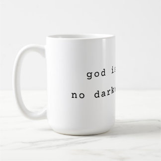 Minimalist God is Light Coffee Mug コーヒーマグカップ