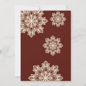 Minimalist Gold Mandala Ramadan Iftar Dinner 招待状 (裏面)