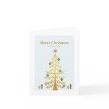 Minimalist Gold Tree Design