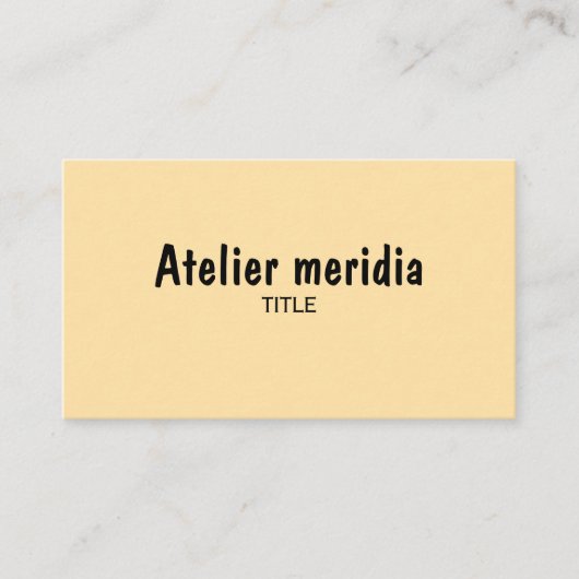 Minimalist Gold  with QR Code 名刺 (正面)