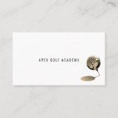 Minimalist Golf Coach Academy Sepia ver 名刺 (正面)