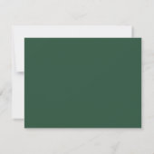 Minimalist Golf Green Stationery Note Card 招待状 (裏面)