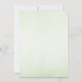 Minimalist Golf Theme Lets Par-Tee Baby Shower 招待状 (裏面)