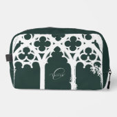 Minimalist Gothic Window Calligraphy Phthalo Green ドップキット (正面)