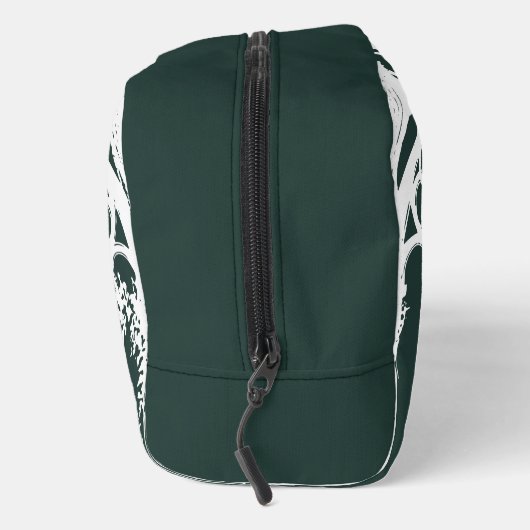 Minimalist Gothic Window Calligraphy Phthalo Green ドップキット (右)