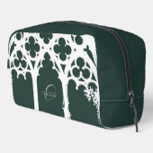 Minimalist Gothic Window Calligraphy Phthalo Green ドップキット (右コーナー)