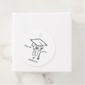 Minimalist Graduation Cap with Bow Custom フェイバータグ (インサイチュ)