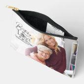 Minimalist Granddaughter Typography Photo アクセサリーポーチ (見開き)