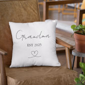 Minimalist Grandma EST Year | Custom Pillow クッション