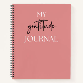 Minimalist Gratitude Journal | Daily Mindfulness & ノートブック