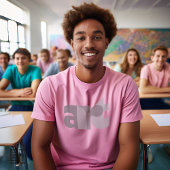 Minimalist Gray ART Typography Abstract Word Art Tシャツ