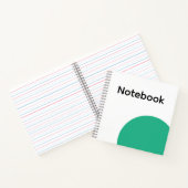 Minimalist Green Circle Notebook  ノートブック (内部)