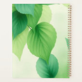 Minimalist Green Leaves Art – Botanical Print プランナー手帳 (裏面)