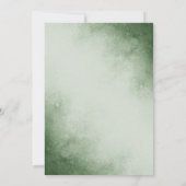 Minimalist Greenery Moon Ramadan Iftar Dinner 招待状 (裏面)