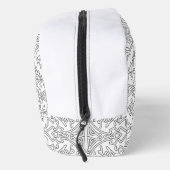 Minimalist Grey Floral Pattern ドップキット (右)