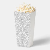 Minimalist Grey Floral Pattern フェイバーボックス (はじけた状態)