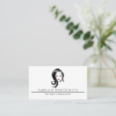 Minimalist Hair Stylist 名刺 (スタンド正面)