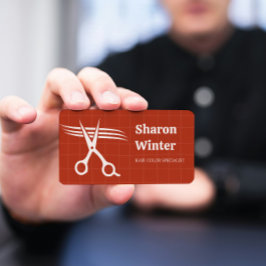 Minimalist Hairstylist Hair Coloring Services 名刺