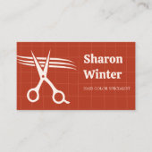 Minimalist Hairstylist Hair Coloring Services 名刺 (正面)