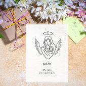 Minimalist Hand Drawn Mother`s Day Greeting カード