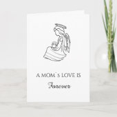 Minimalist Hand Drawn Mother`s Day Greeting カード (正面)