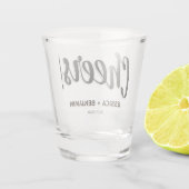 Minimalist Handwritten Typography & Elegant Modern ショットグラス (裏面)