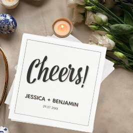 Minimalist Handwritten Typography & Elegant Modern スタンダードランチョンナプキン