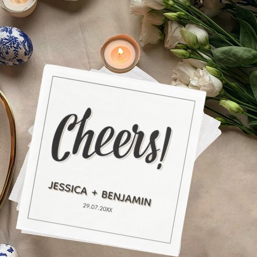 Minimalist Handwritten Typography & Elegant Modern スタンダードランチョンナプキン