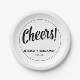 Minimalist Handwritten Typography & Elegant Modern ペーパープレート