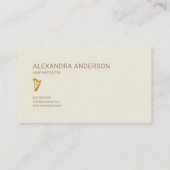 Minimalist Harp Instructor 名刺 (裏面)