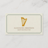 Minimalist Harp Instructor 名刺 (正面)