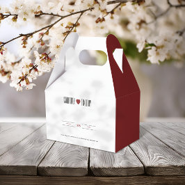 Minimalist Heart Wedding フェイバーボックス