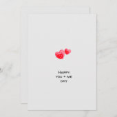 Minimalist Heart You & Me Valentine's Day Special  シーズンカード (正面/裏面)