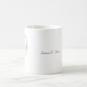 Minimalist Hearts & Hands Line Art Mug コーヒーマグカップ (中央)